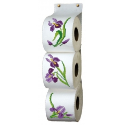 kit point compte range papier toilette iris