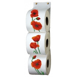 kit point compte range papier toilette les coquelicots