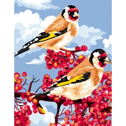 canevas antique reves doiseaux 50x65 cm 100 coton