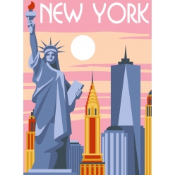 canevas margot new york 40x30cm