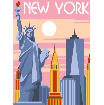 canevas margot new york 40x30cm