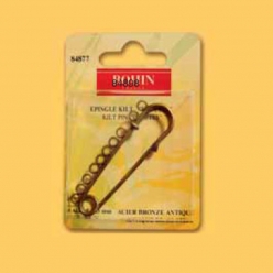 epingles de surete kilt volute n25 63mm bronze