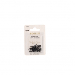 agrafes jupes n3 noir  6pcs