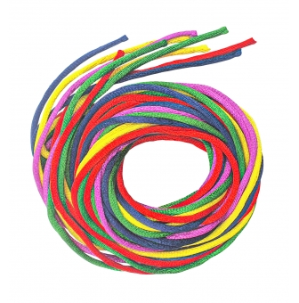 cordelettes satin couleurs vives 2 mm x 2 m 5 couleurs