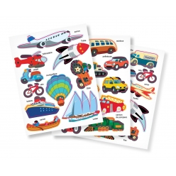 gommettes transports 12 a 65 cm 30 pieces