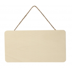 plaque de porte en bois 11 x 21 cm