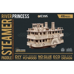 maquette 3d bateau a vapeur