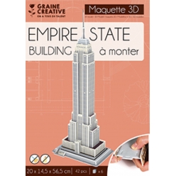 maquette 3d mousse empire state building