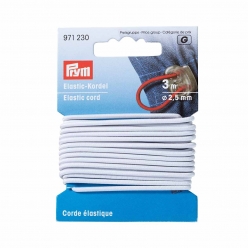corde elastique blanc 25mmx3m