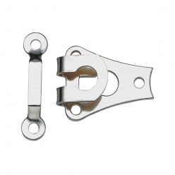 agrafes et barrettes pour pantalon et jupe argent 9mm