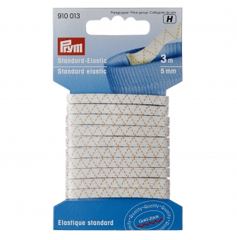 elastique standard 5mm blanc