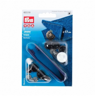 boutons pression jeans american star argent 17mm x8