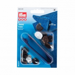 boutons pression bronze 17mm