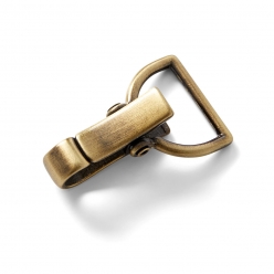 mousqueton laiton antique 30x50mm