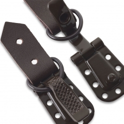 clips pour fourrure brun 2pcs