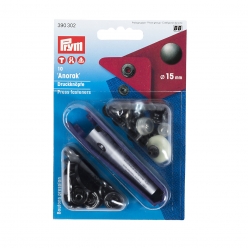 boutons pression anorak bruni 15mm x10