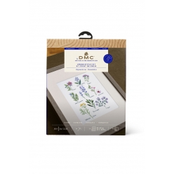 kit broderie point de croix herbiers