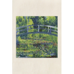 kit broderie point de croix le bassins aux numpheas monet
