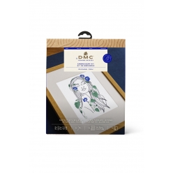 kit broderie joanna hateley portrait et liserons