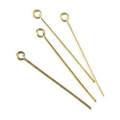 tige a oeillet 60 mm bronze 10 pieces