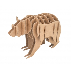 ours en carton a assembler 135 x 8 x 5 cm