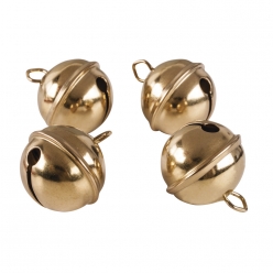 grelot clochette dore o 29 mm 4 pieces
