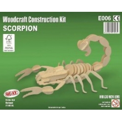 maquette en bois scorpion