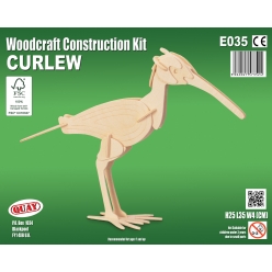 maquette en bois oiseau courlis
