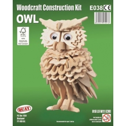 maquette en bois hibou