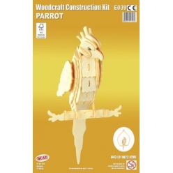 maquette en bois perroquet