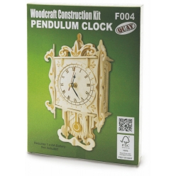 maquette en bois horloge