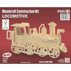 maquette en bois train