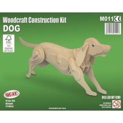 maquette en bois chien
