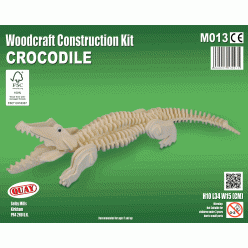 maquette en bois crocodile