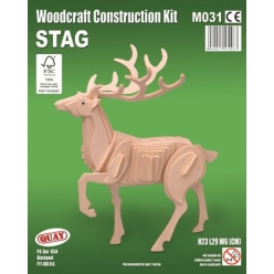 maquette en bois cerf