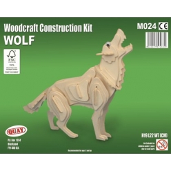 maquette en bois loup