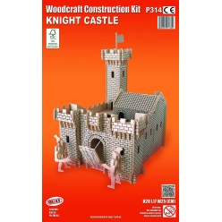 maquette en bois chateau