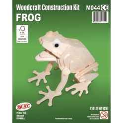 maquette en bois grenouille