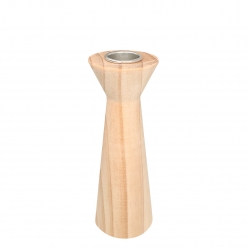 bougeoir en bois 15 x 55 cm