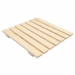 dessous de plat en bois carre 17 cm