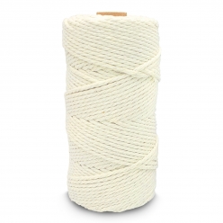 fil a macrame en coton 3 mm bobine 100 m