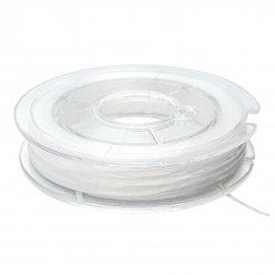 fil elastique transparent rond 08 mm 15 m