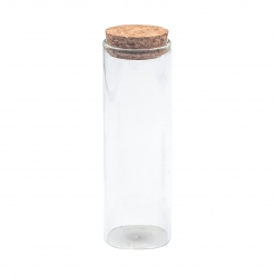 fiole en verre 11 x 3 cm