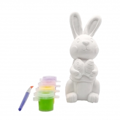kit lapin 3d en platre 42 x 105 x 47 cm
