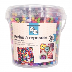 perles a repasser opaques multicolores 05 cm 5 300 pieces
