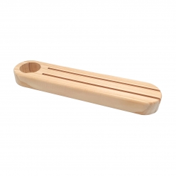 socle en bois pour deco et fiole 18 cm
