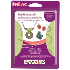 moule flexible en silicone forme cabochon