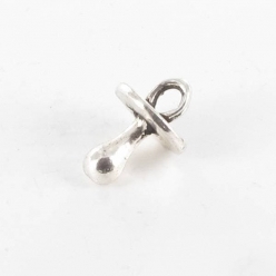 breloque en metal tetine 13mm argente