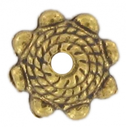 coupelle metal o 8 mm argente
