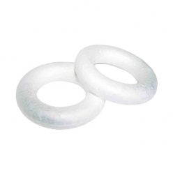 anneaux couronnes en polystyrene 45 cm 4 pieces